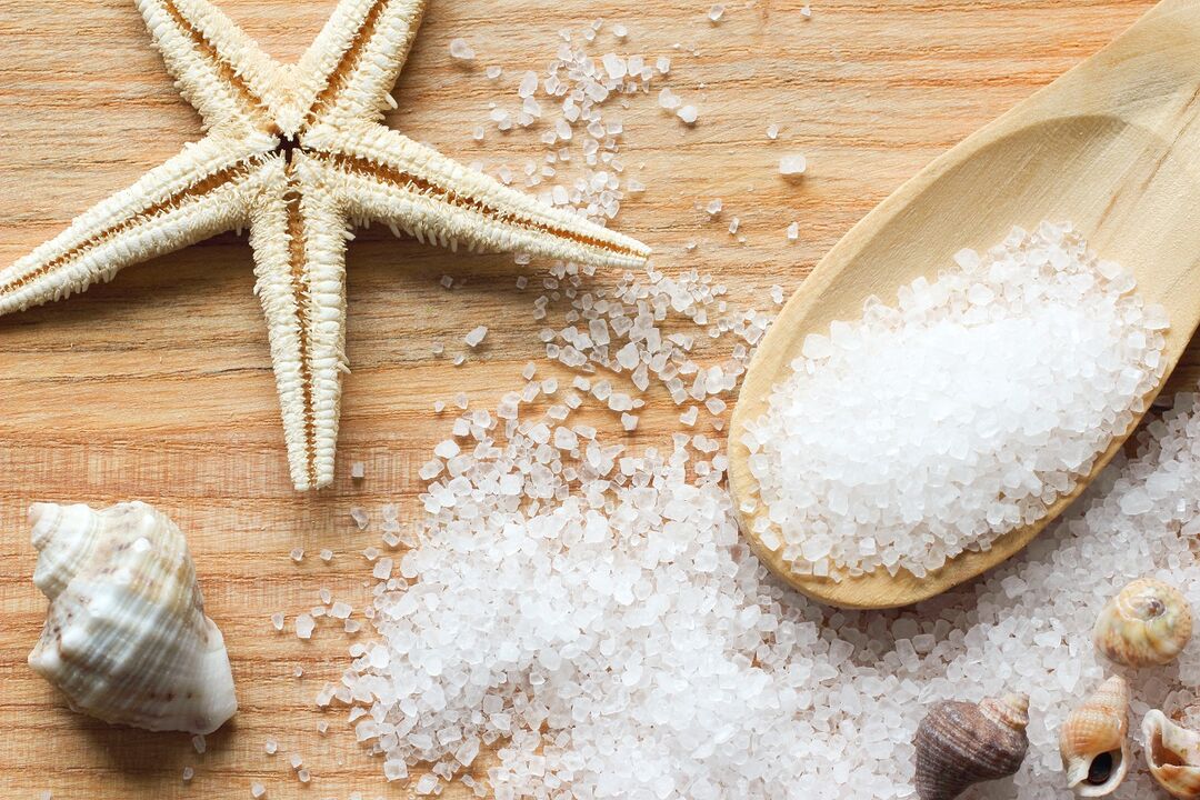 Fungi treatment with sea salt