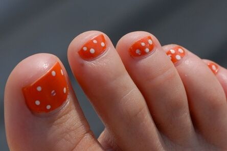 Well-groomed pedicure