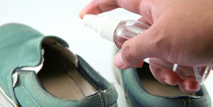 shoe disinfection from fungal infections